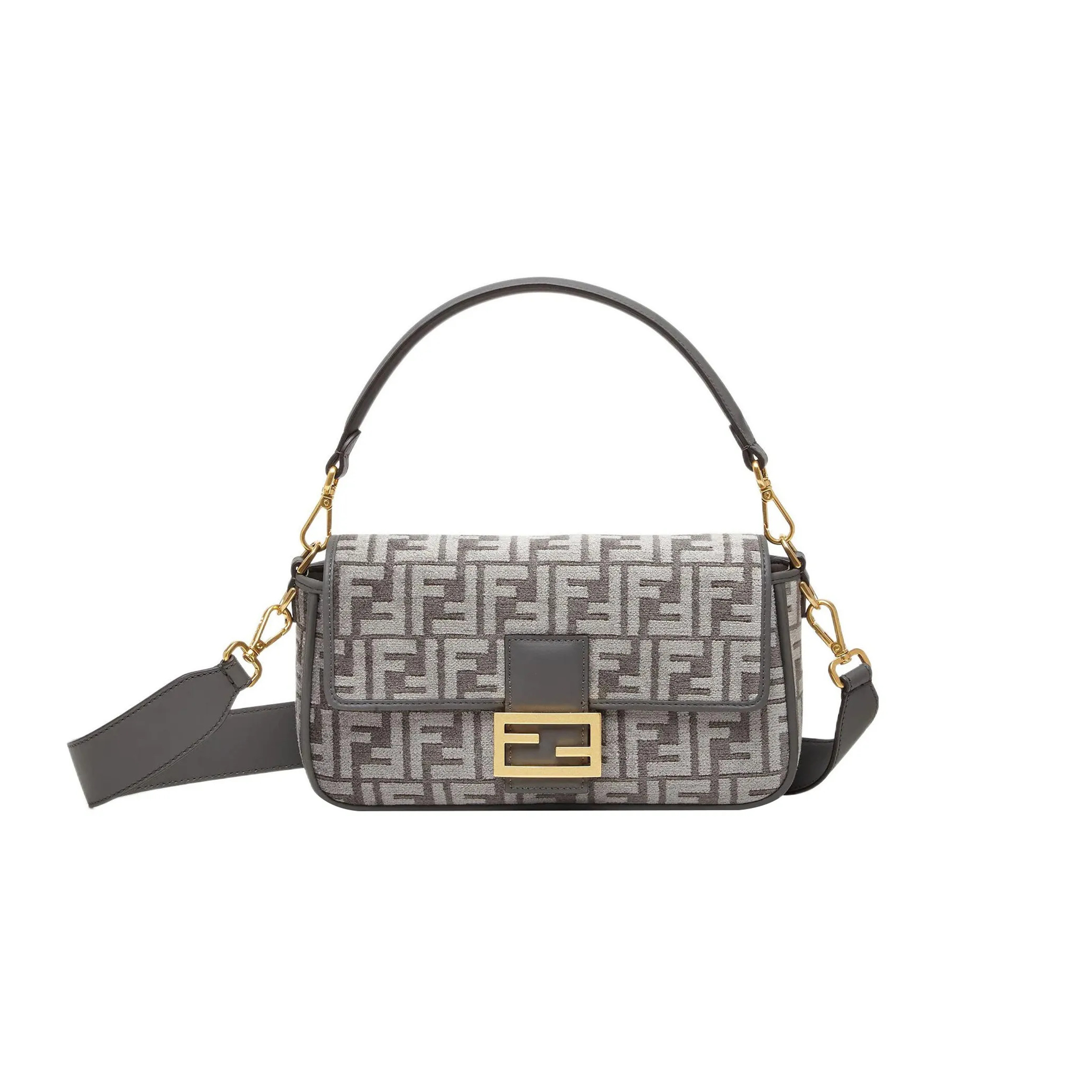 F**di baguette crossbody shoulder bag 8br600alunf1j41 (27*15*6cm)